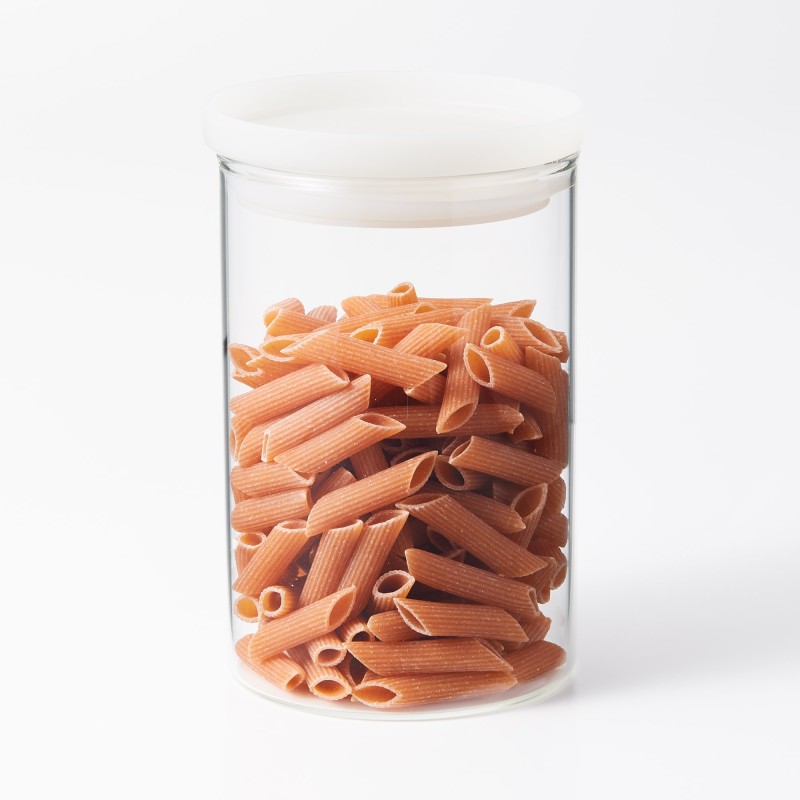 일본 무인양품 내열유리 원형 보존 용기 9.5x16cm 800mL