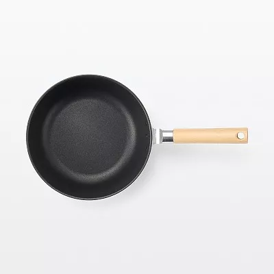 일본 무인양품 IH 인덕션 대응 깊은형 냄비로도 쓸 수 있는 잘 눌어붙지 않는 프라이팬 24cm