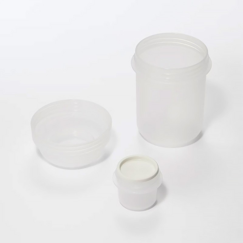 무인양품 토핑컵 포함 런치캡슐 350ml 화이트