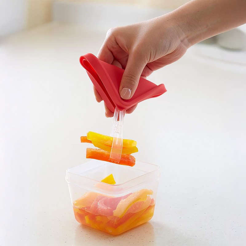뚜껑이 집게가 되는 저장 용기 350ml 2개 세트