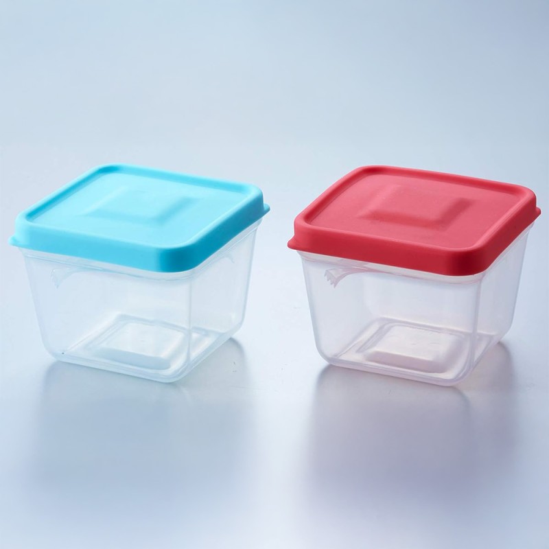 뚜껑이 집게가 되는 저장 용기 175ml 2개 세트