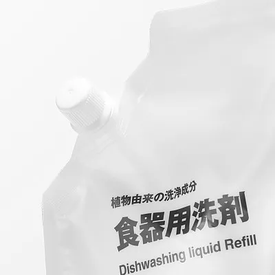 일본 무인양품 식물 유래 세정 성분 주방세제 리필용 1050mL