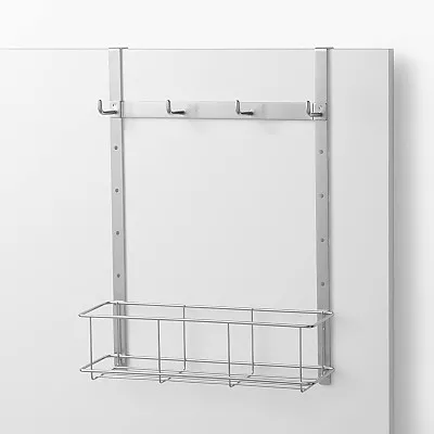 일본 무인양품 싱크대 문에 거는 수납 조절 가능한 후크 포켓 포함 28.5x11.5x38cm