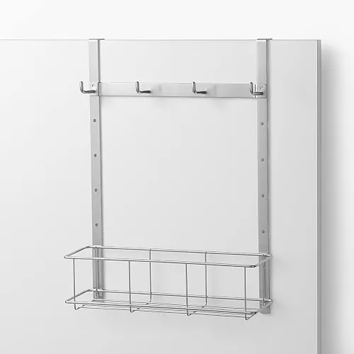 일본 무인양품 싱크대 문에 거는 수납 조절 가능한 후크 포켓 포함 28.5x11.5x38cm