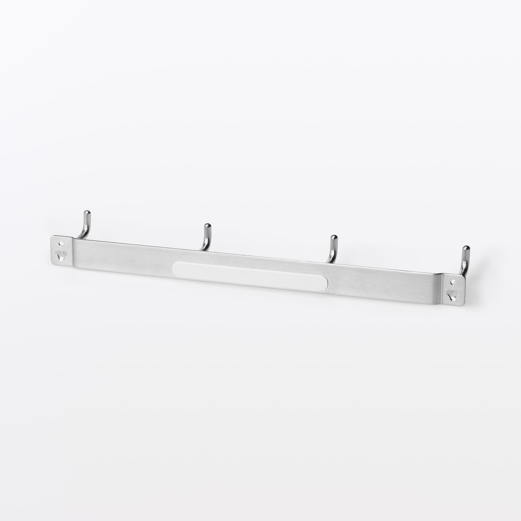 일본 무인양품 싱크대 문에 거는 수납 조절 가능한 후크용 추가 후크 27x5x2.5cm