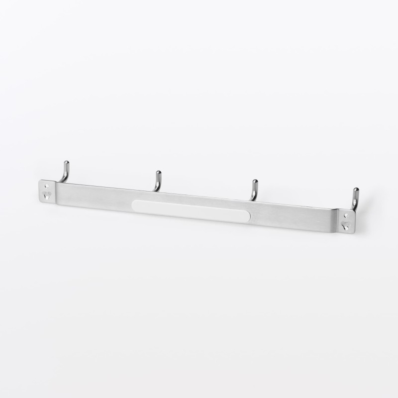 일본 무인양품 싱크대 문에 거는 수납 조절 가능한 후크용 추가 후크 27x5x2.5cm