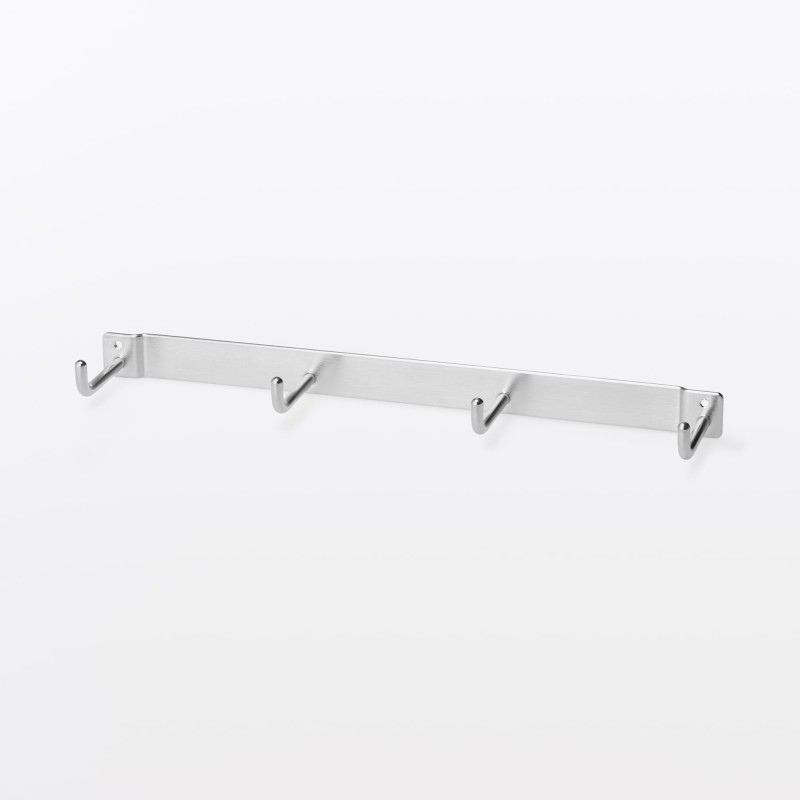 일본 무인양품 싱크대 문에 거는 수납 조절 가능한 후크용 추가 후크 27x5x2.5cm