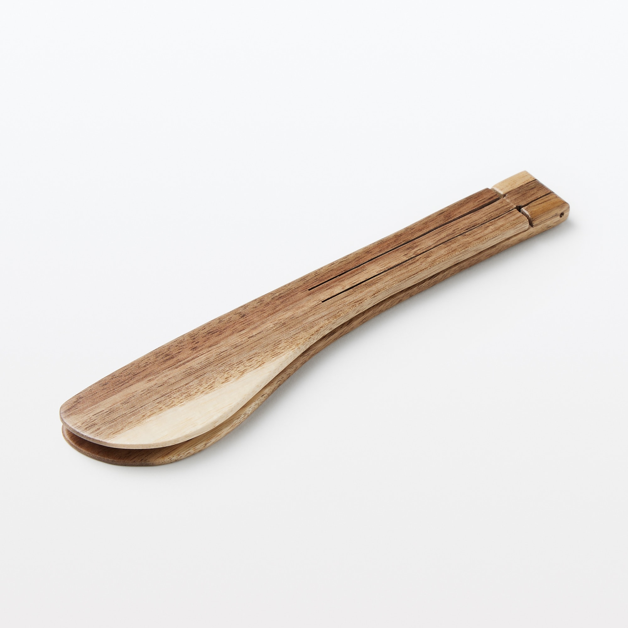 일본 무인양품 아카시아 접이식 집게 19cm