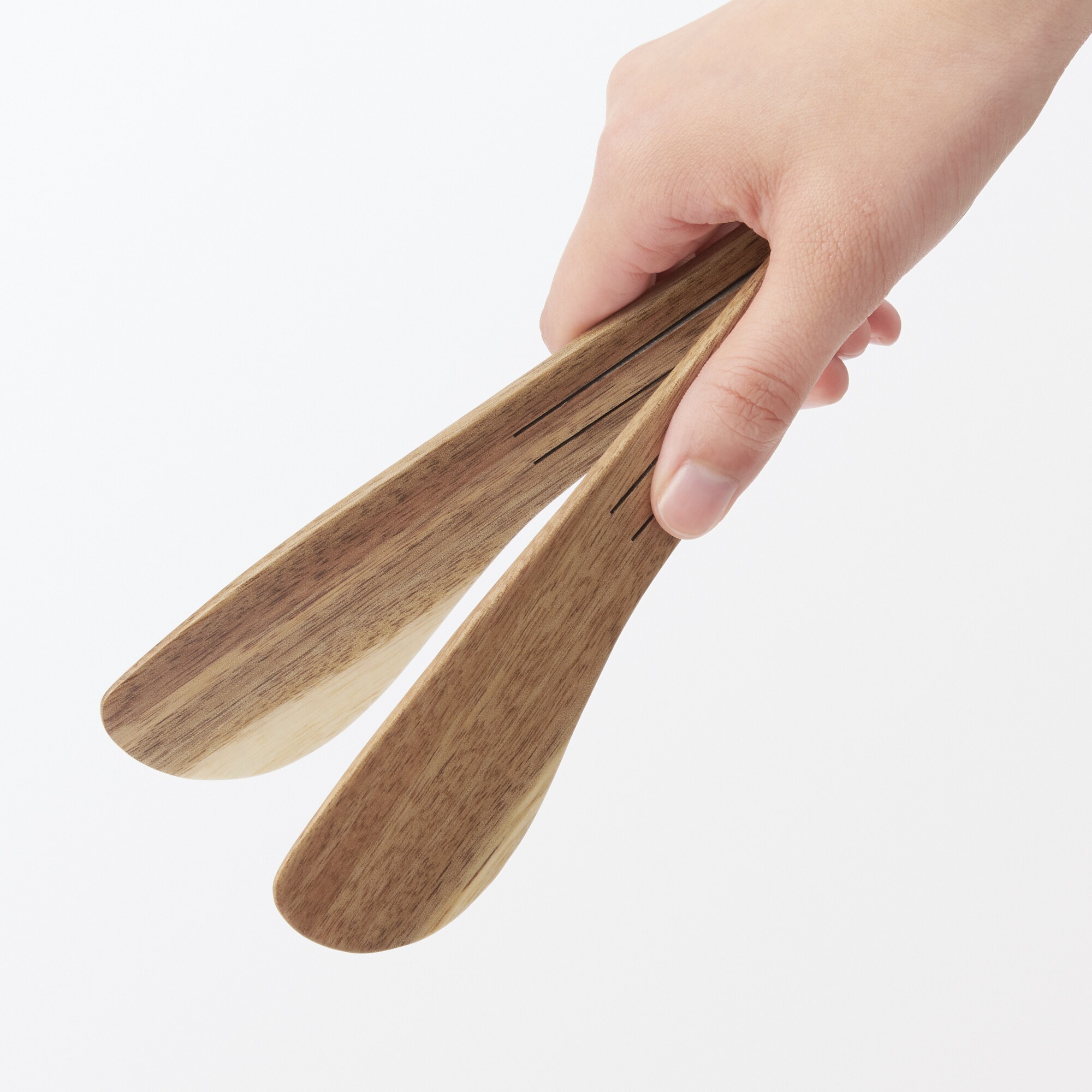 일본 무인양품 아카시아 접이식 집게 19cm