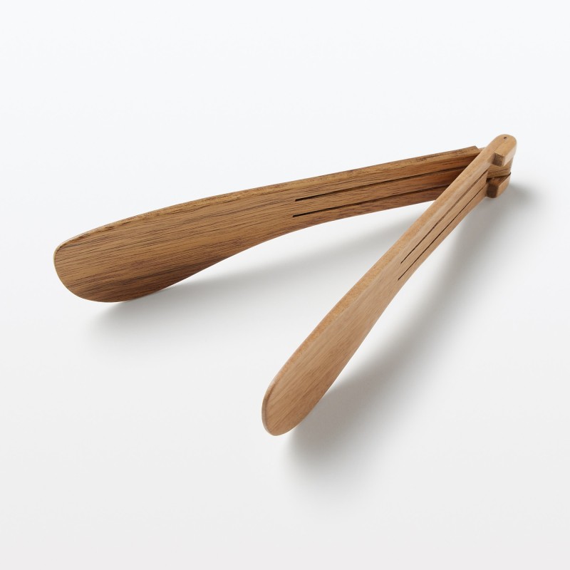 일본 무인양품 아카시아 접이식 집게 22cm