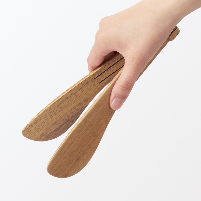 일본 무인양품 아카시아 접이식 집게 22cm