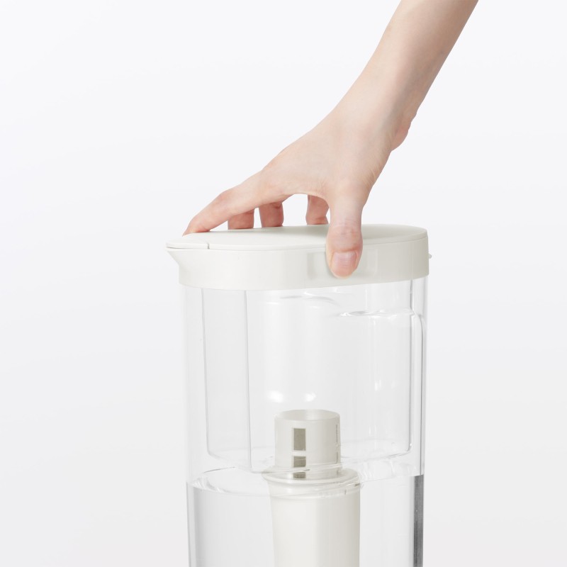 일본 무인양품 아크릴 정수 포트 정수 용량 1.1L