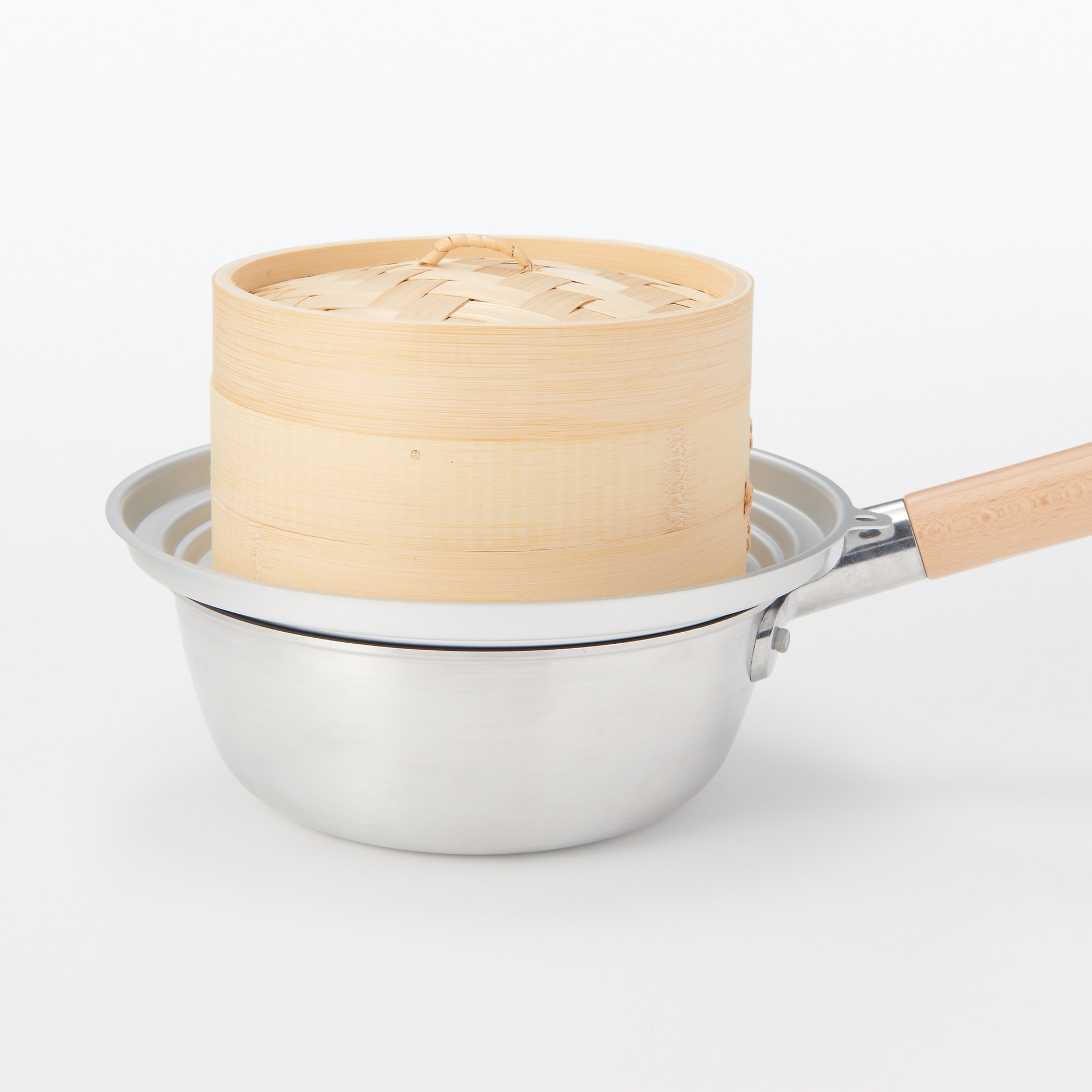 일본 무인양품 알루미늄 찜기 받침대 20~24cm 프라이팬 대응