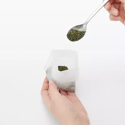 일본 무인양품 얇은 티백 66매입 9.5x7cm