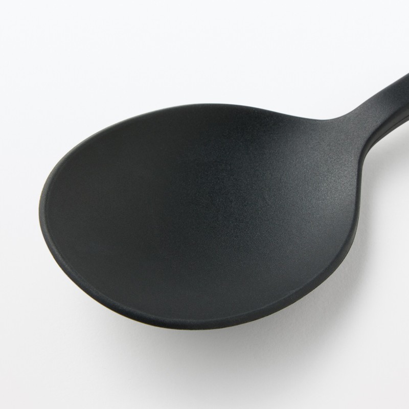 일본 무인양품 원목 손잡이 실리콘 조리 스푼 26cm