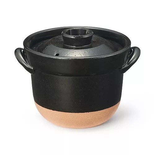일본 무인양품 전자레인지로 데울 수 있는 반코야키 밥솥 3홉 가스 불 전자레인지 사용 가능