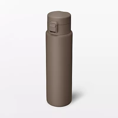 일본 무인양품 진공 단열 구조 보온보냉 보틀 원터치 타입 750mL 브라운