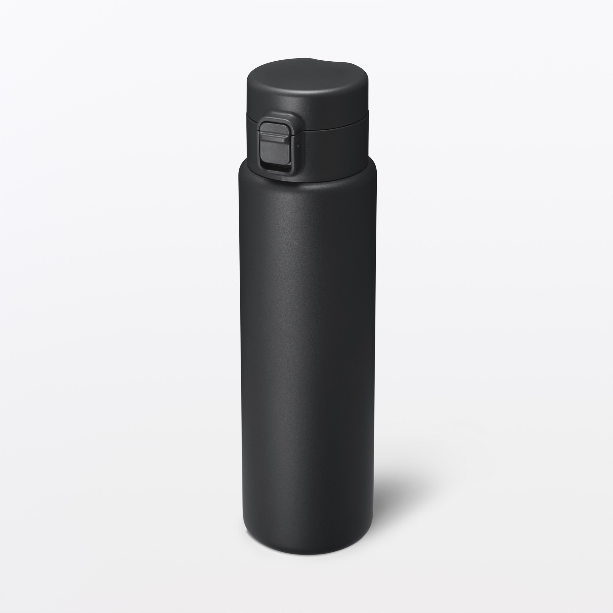 일본 무인양품 진공 단열 구조 보온보냉 보틀 원터치 타입 750mL 블랙