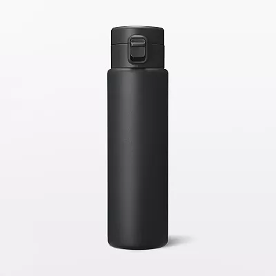 일본 무인양품 진공 단열 구조 보온보냉 보틀 원터치 타입 750mL 블랙