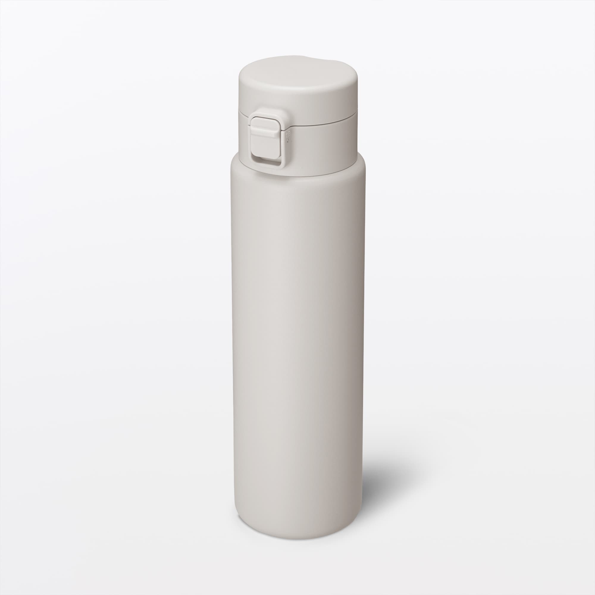 일본 무인양품 진공 단열 구조 보온보냉 보틀 원터치 타입 750mL 그레이 베이지