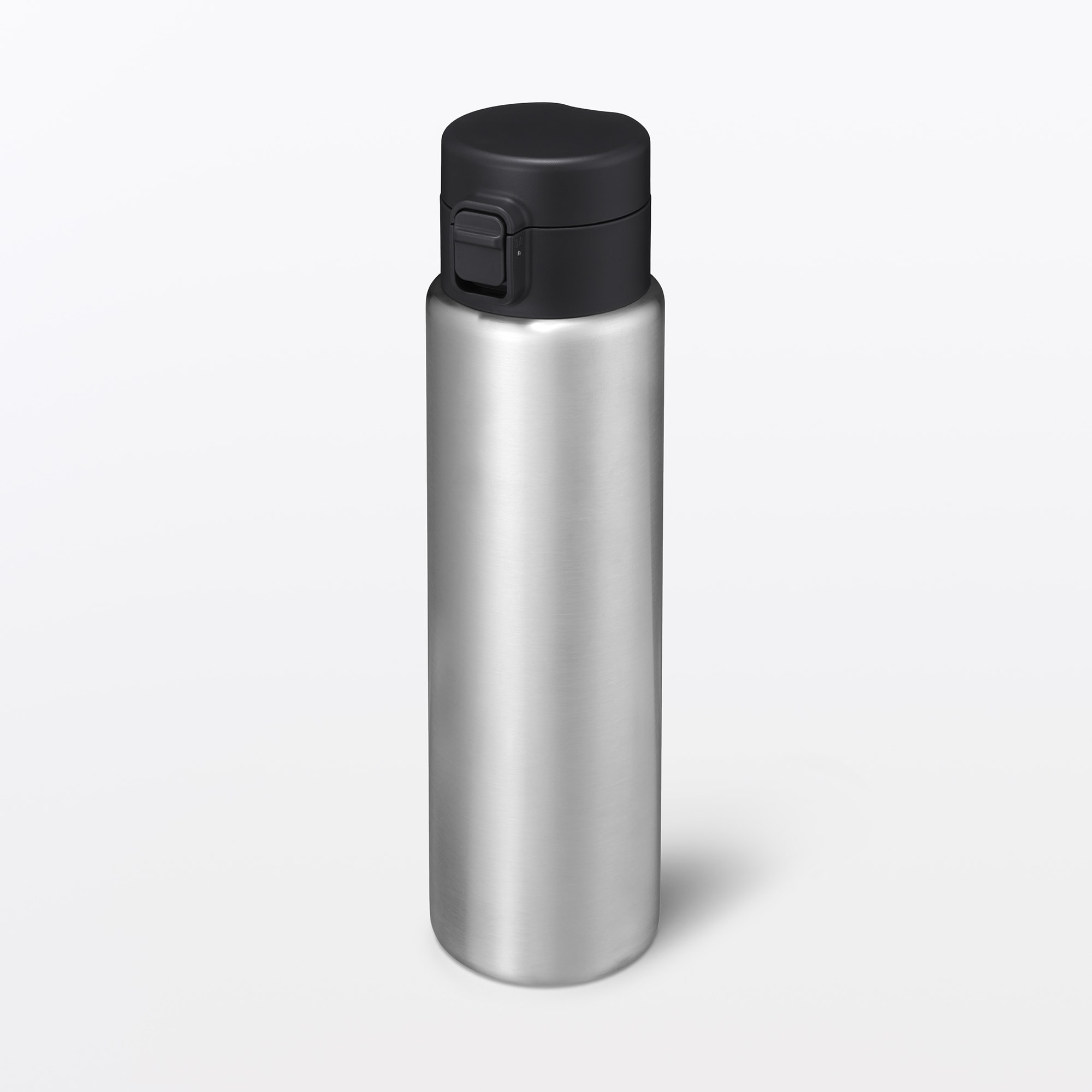 일본 무인양품 진공 단열 구조 보온보냉 보틀 원터치 타입 750mL 실버