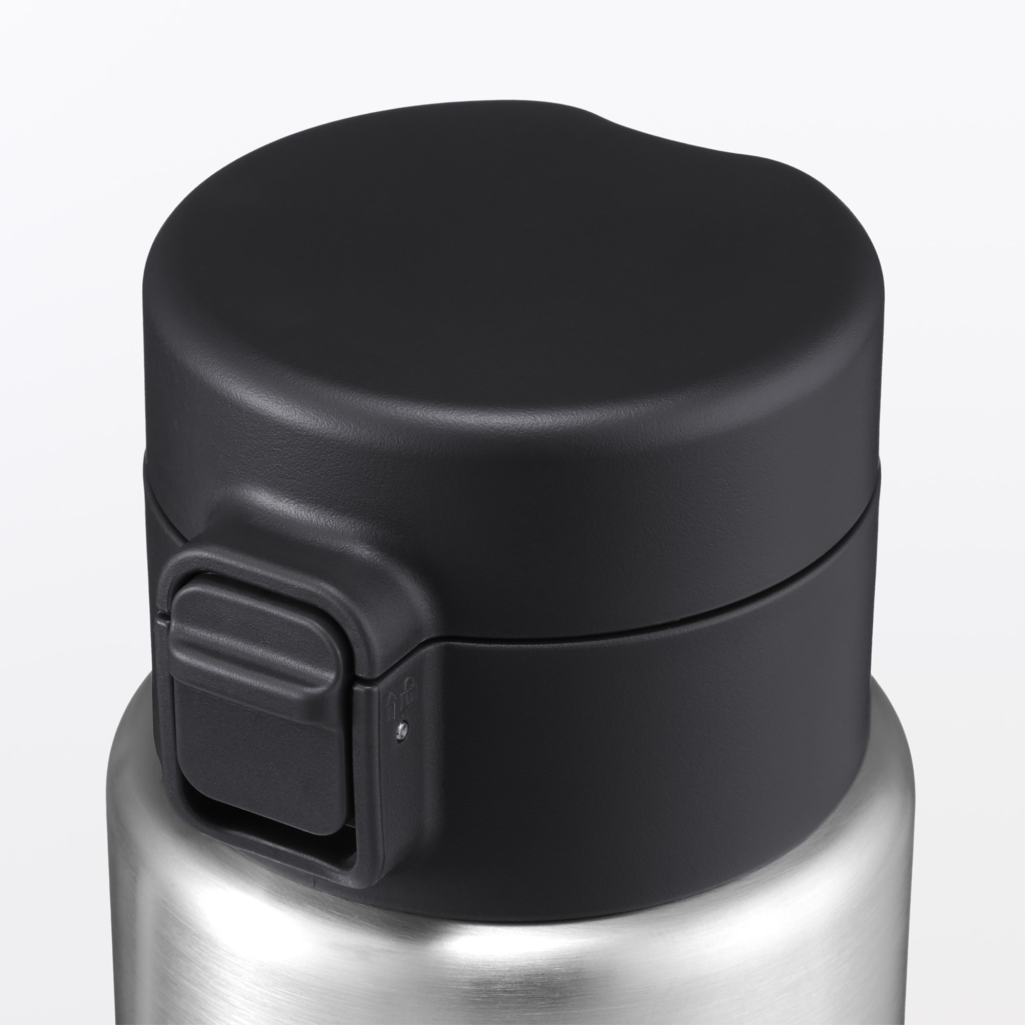 일본 무인양품 진공 단열 구조 보온보냉 보틀 원터치 타입 750mL 실버