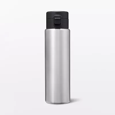 일본 무인양품 진공 단열 구조 보온보냉 보틀 원터치 타입 750mL 실버