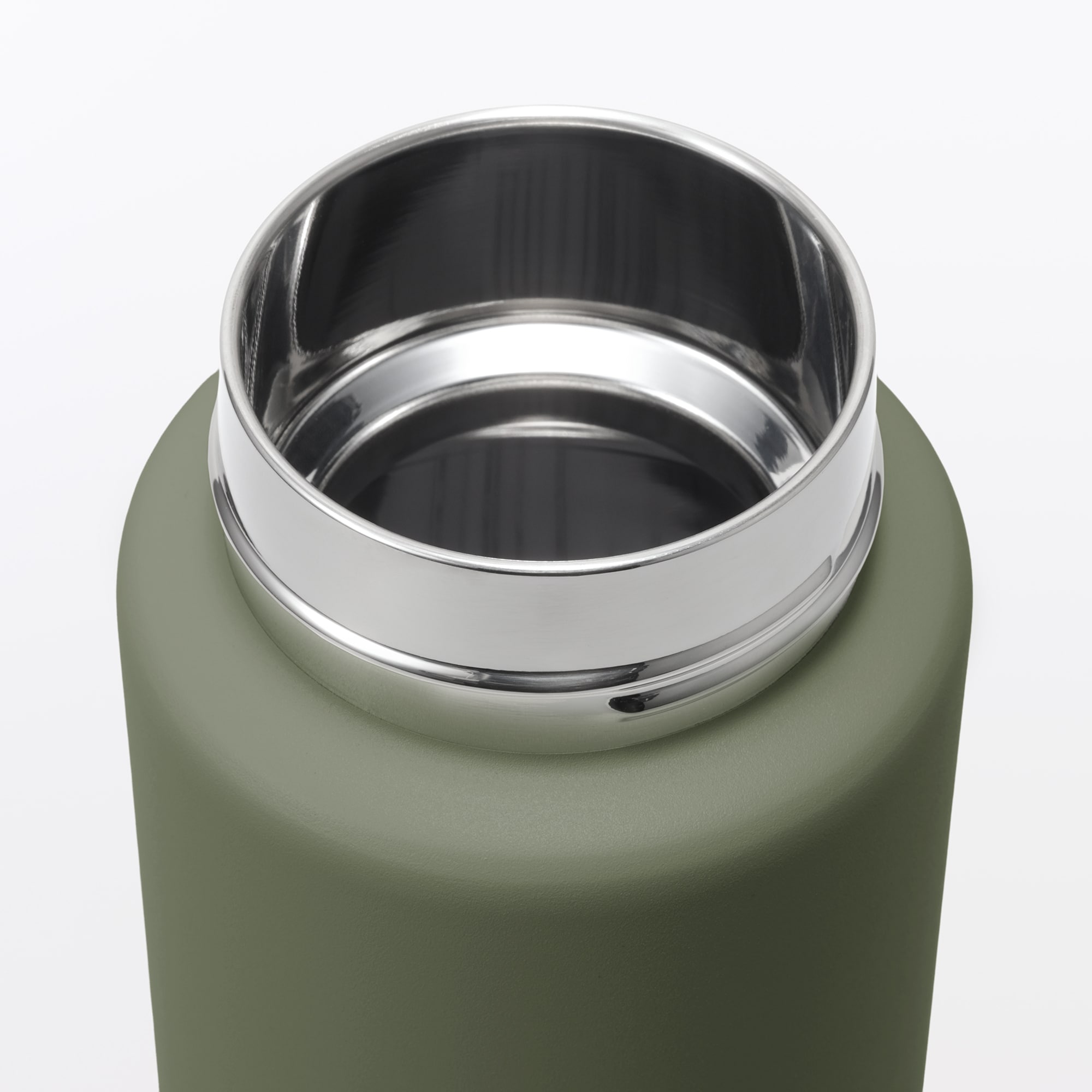일본 무인양품 진공 단열 구조 보온보냉 보틀 원터치 타입 750mL 카키
