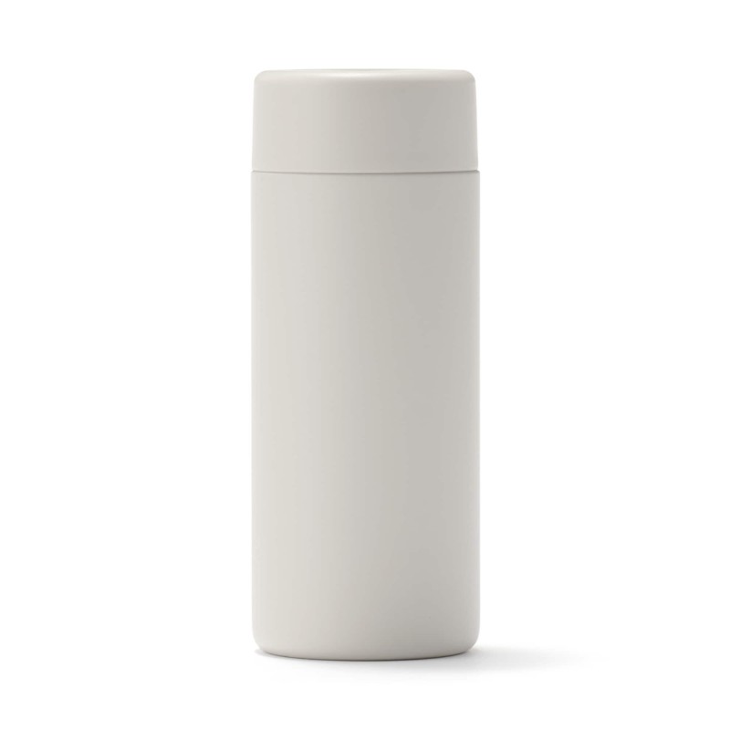 일본 무인양품 진공 단열 구조 보온보냉 보틀 플랫 타입 350mL 그레이 베이지