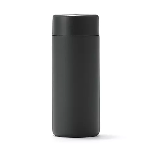 일본 무인양품 진공 단열 구조 보온보냉 보틀 플랫 타입 350mL 블랙