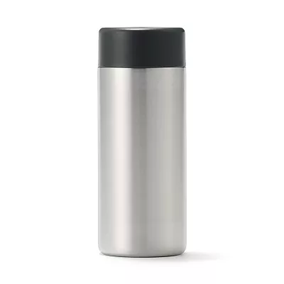 일본 무인양품 진공 단열 구조 보온보냉 보틀 플랫 타입 350mL 실버