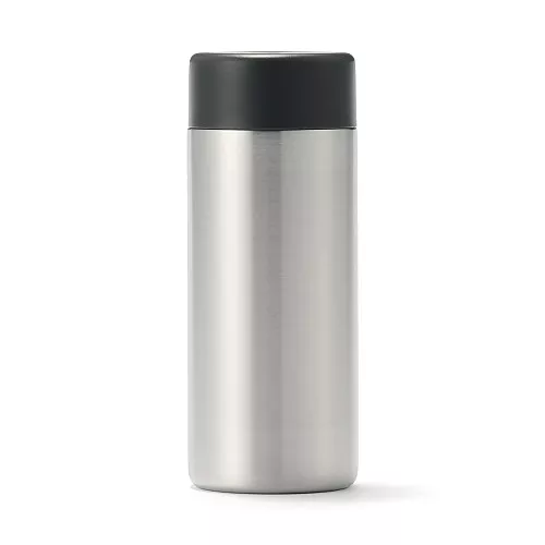 일본 무인양품 진공 단열 구조 보온보냉 보틀 플랫 타입 350mL 실버