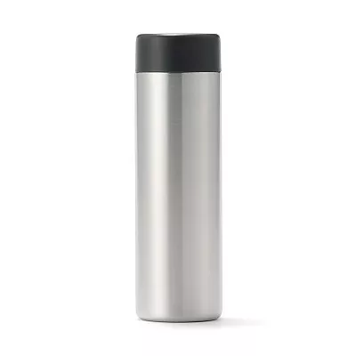 일본 무인양품 진공 단열 구조 보온보냉 보틀 플랫 타입 500mL 실버