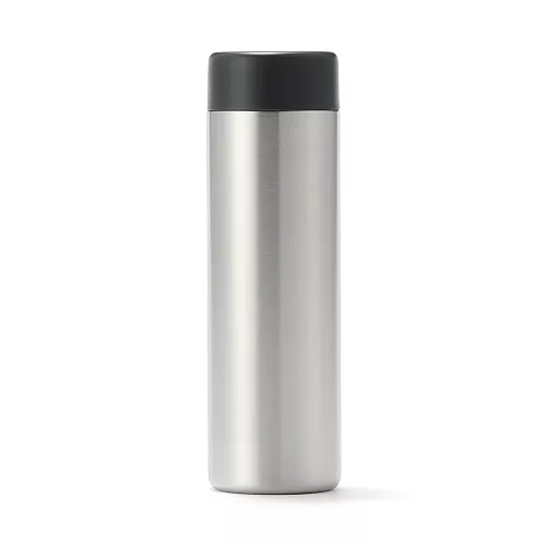일본 무인양품 진공 단열 구조 보온보냉 보틀 플랫 타입 500mL 실버