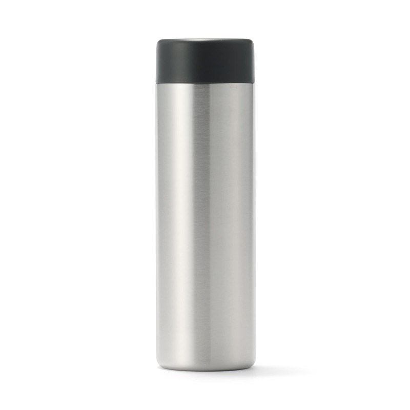 일본 무인양품 진공 단열 구조 보온보냉 보틀 플랫 타입 500mL 실버