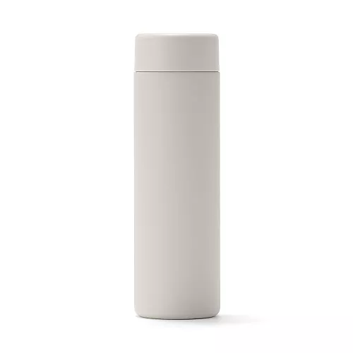 일본 무인양품 진공 단열 구조 보온보냉 보틀 플랫 타입 500mL 그레이 베이지