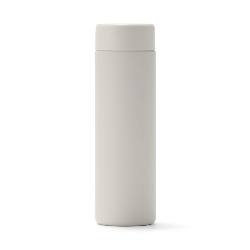 일본 무인양품 진공 단열 구조 보온보냉 보틀 플랫 타입 500mL 그레이 베이지