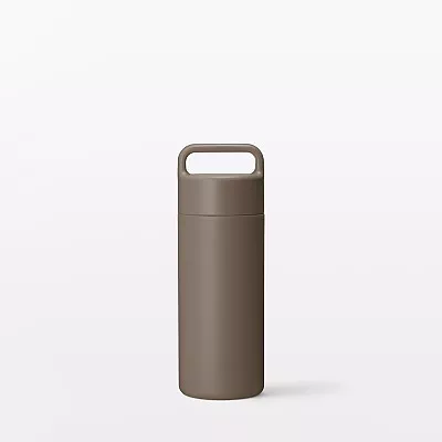 일본 무인양품 진공 단열 구조 보온보냉 보틀 핸들 타입 350mL 브라운
