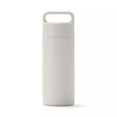 일본 무인양품 진공 단열 구조 보온보냉 보틀 핸들 타입 350mL 그레이 베이지