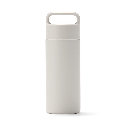 일본 무인양품 진공 단열 구조 보온보냉 보틀 핸들 타입 350mL 그레이 베이지