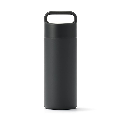 일본 무인양품 진공 단열 구조 보온보냉 보틀 핸들 타입 350mL 블랙
