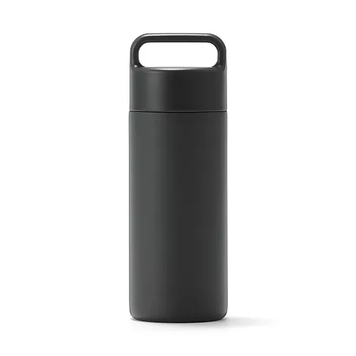 일본 무인양품 진공 단열 구조 보온보냉 보틀 핸들 타입 350mL 블랙