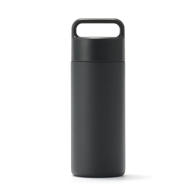 일본 무인양품 진공 단열 구조 보온보냉 보틀 핸들 타입 350mL 블랙