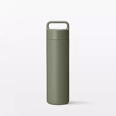 일본 무인양품 진공 단열 구조 보온보냉 보틀 핸들 타입 500mL 카키