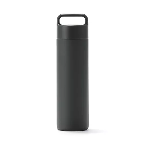일본 무인양품 진공 단열 구조 보온보냉 보틀 핸들 타입 500mL 블랙