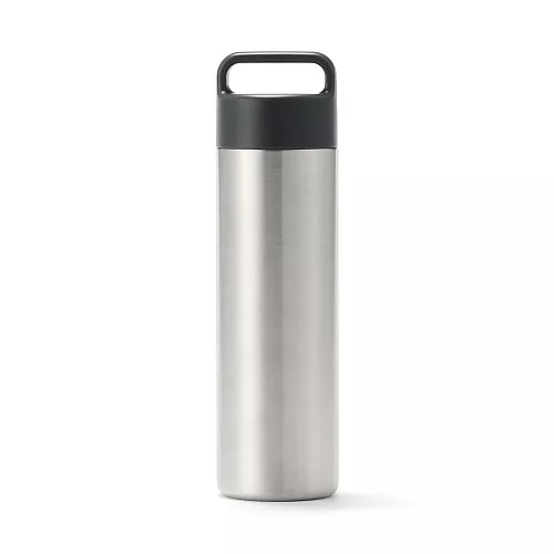 일본 무인양품 진공 단열 구조 보온보냉 보틀 핸들 타입 500mL 실버