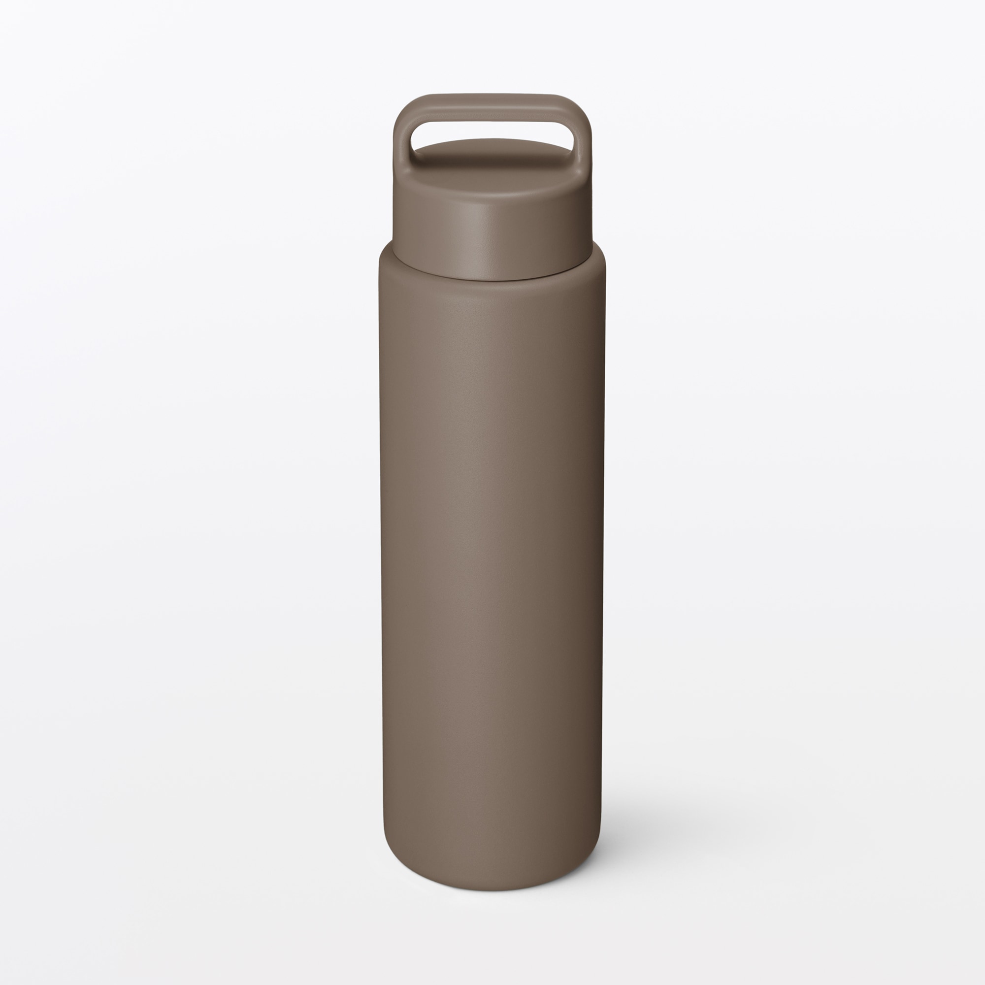 일본 무인양품 진공 단열 구조 보온보냉 보틀 핸들 타입 750mL 브라운
