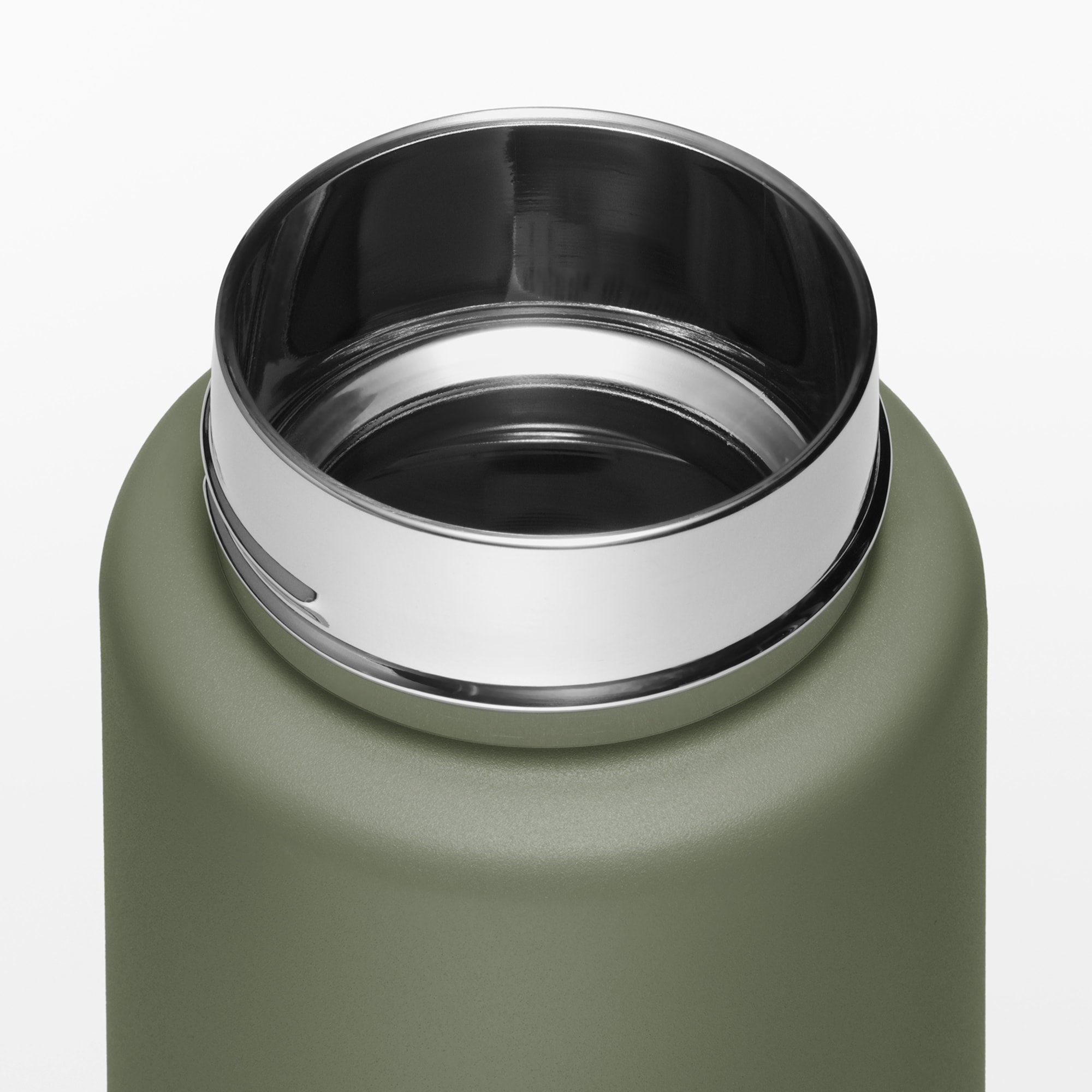 일본 무인양품 진공 단열 구조 보온보냉 보틀 핸들 타입 750mL 카키