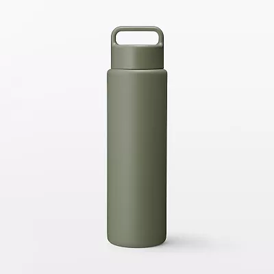 일본 무인양품 진공 단열 구조 보온보냉 보틀 핸들 타입 750mL 카키
