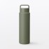 일본 무인양품 진공 단열 구조 보온보냉 보틀 핸들 타입 750mL 카키